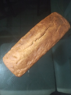 Una foto de Budín de banana súper fácil y económico. Apto aplv, soja y huevo. Vegano también