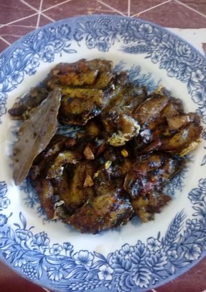 Una foto de Sardinas y berenjenas rebozadas