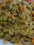 Vegetable and Ground Beef Rice