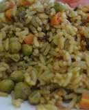 Vegetable and Ground Beef Rice