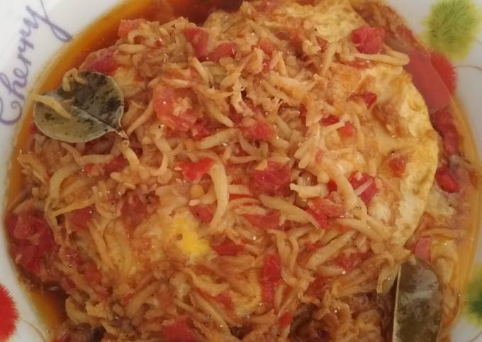 Resep: Telur ceplok balado teri medan Irit Untuk Jualan