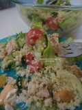 Chicken Nugget Salad with Couscous