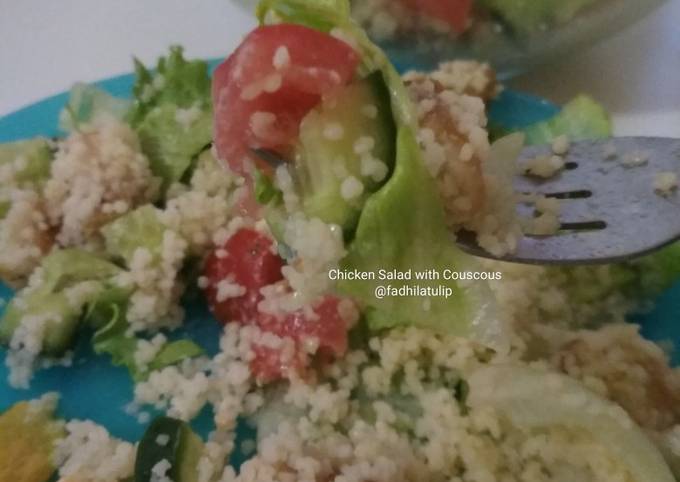 Chicken Nugget Salad with Couscous