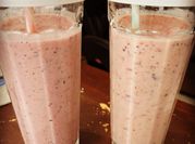 A picture of mango milk shake