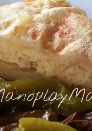 Una foto de Pastel de patatas con "merengue" al horno en GME y GMF y TRACICIONAL