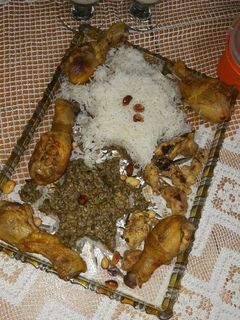 صورة لوصفة فريكة مع صدور الدجاج والأرز