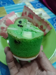 Foto resep Chiffon Pandan Muffin(Putih Telur)