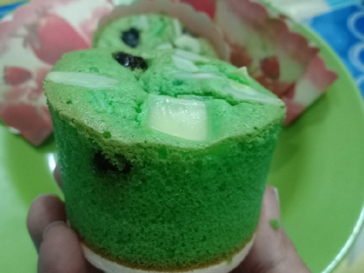 Resep Chiffon Pandan Muffin(Putih Telur) Anti Gagal