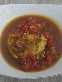 Foto resep Telor Ceplok Kuah Bumbu Rendang