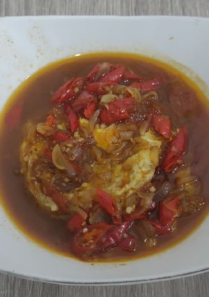 Foto resep Telor Ceplok Kuah Bumbu Rendang
