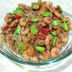 รูปของ Udang Tumis + Pete ala Enyot