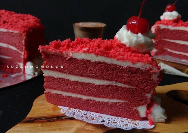 Resep Red Velvet cake oleh Suzanmomduor Cookpad