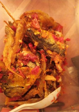 Foto resep Balado pindang bandeng dan ikan asin bulu ayam
