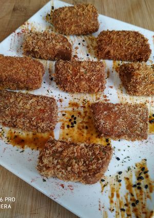Foto principal de Tofu marinado frito
