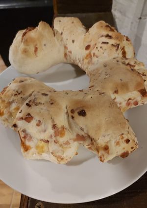 Una foto de Rosca jamón y queso!!