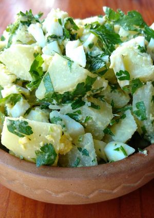 Una foto de Ensalada de papas perejiladas
