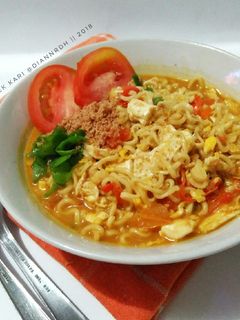 Foto resep Mie Tek-Tek Rebus Kari