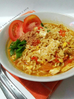 Foto resep Mie Tek-Tek Rebus Kari
