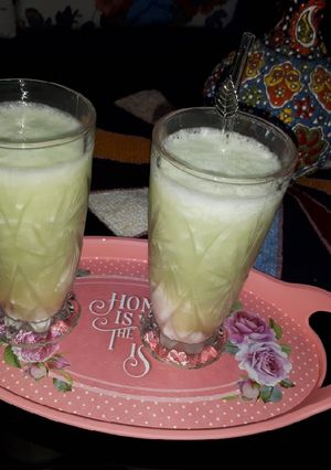 عکسی از دستور اسموتی خربزه