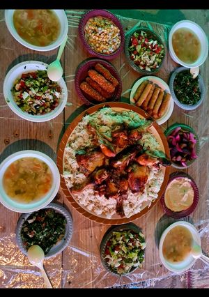 صورة لوصفة كبسة دجاج