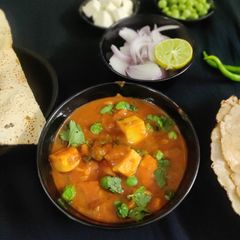 Dhaba style matar paneer A picture of Dhaba style matar paneer.