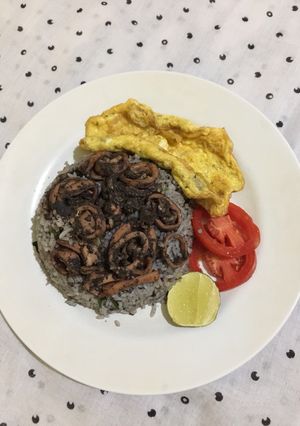 Foto resep Nasi Goreng Cumi Hitam