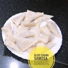 A picture of Samosa Patti And Aloo Chana ka Samosa Recipe 👌For Ramadan Special.