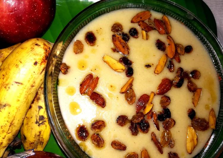 Rava(sooji) payasam with coconut milk