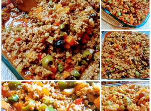 Una foto de Picadillo a la habanera, receta cubana