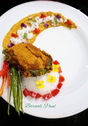 অয়েল ফ্রি ভাপা ফলাফল কাবাবের পাতুরি(oil free bhapa kebaber paturi recipe in Bengali) রেসিপির প্রধান ছবি