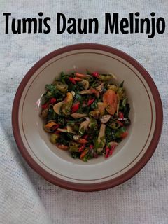 Foto resep Tumis Daun So/Melinjo