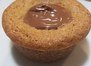 Una foto de Blondie con Nutella/Manjar