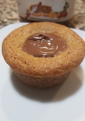 Una foto de Blondie con Nutella/Manjar