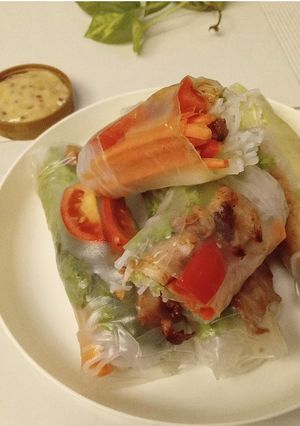 Foto resep Lumpia salad (Vietnam spring roll)