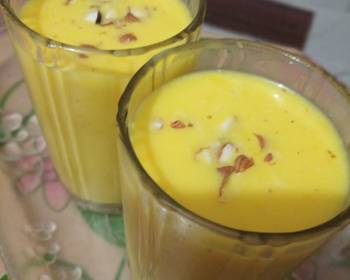 The New Way Make Recipe Mango mastani Delicious Perfect