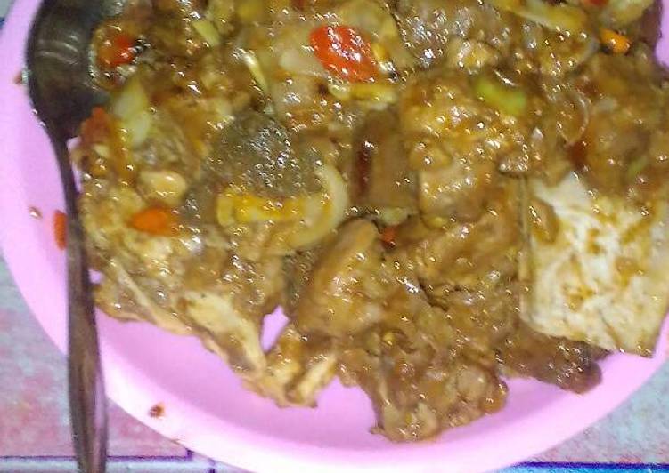 Langkah Mudah untuk Menyiapkan Daging kambing saos asam manis Anti Gagal