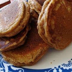 A picture of Sweet potato pancakes.
