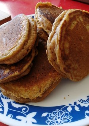 A picture of Sweet potato pancakes.