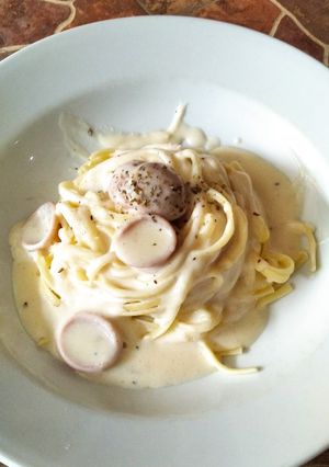 Foto resep Fettucini cheese cream sauce