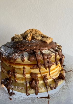 Una foto de American pancakes!