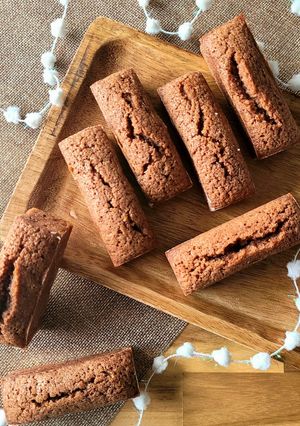 Une photo de ※ Financiers au chocolat ※