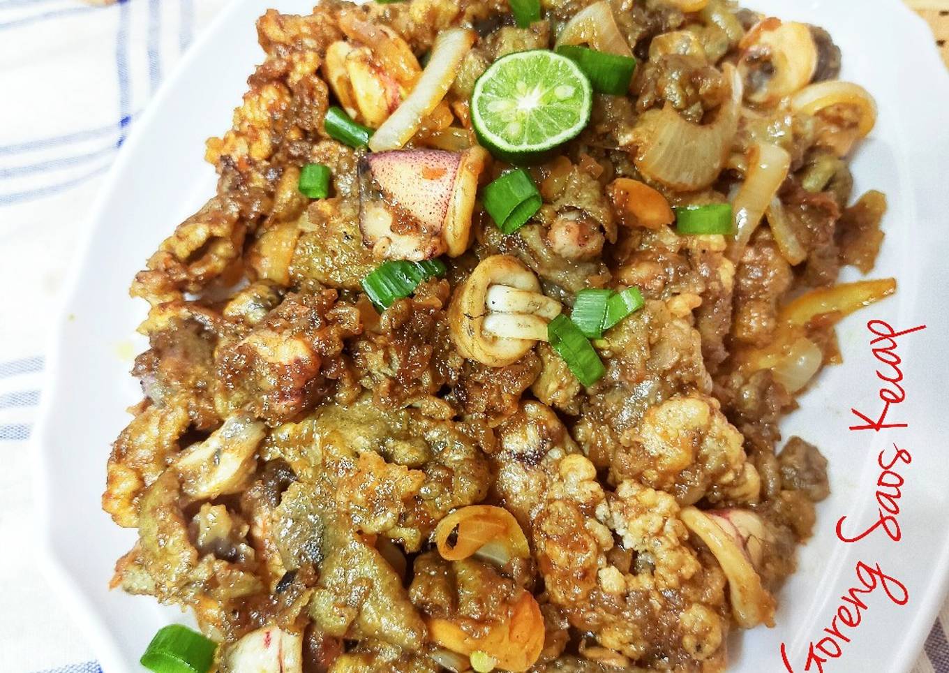 Cumi Goreng Saos Kecap