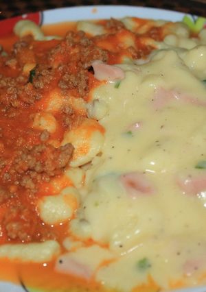 Una foto de Gnocchi o ñoquis (pasta de papa)