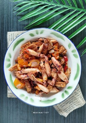 Foto resep Tumis Cumi Asin Tempe Orek