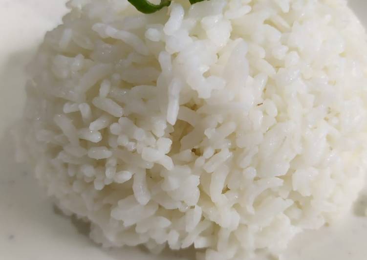 Bagaimana Membuat Nasi putih (untuk pemula)  Anti Gagal