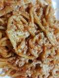 Pasta con tomate y especias