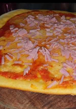 Una foto de Pizza a la piedra
