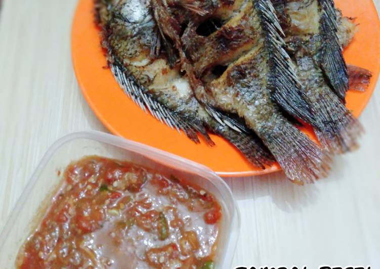 54.Sambal Pecel Ikan Mujair