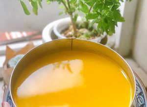 Hình của món Bánh Cheesecake chanh dây không lò nướng.