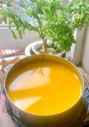 Hình của món Bánh Cheesecake chanh dây không lò nướng.